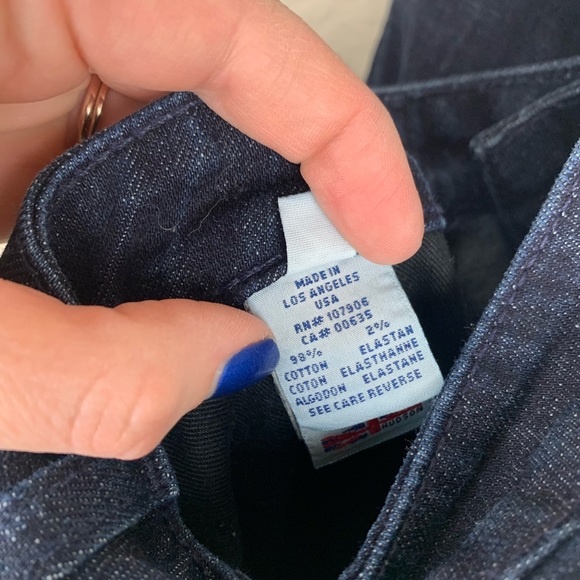 Hudson Woodstock Flap Pocket Extra Wide Leg Jeans - Picture 8 of 8